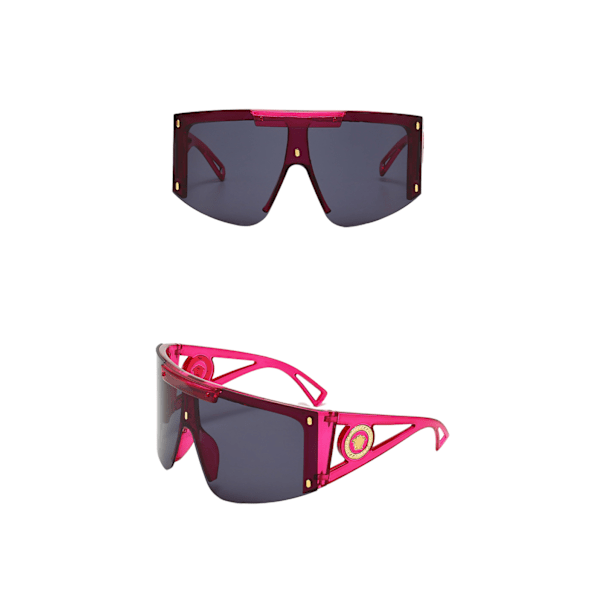 Miesten ratsastusaurinkolasit Muotitrendi Casual Aurinkolasit Matkapyhä Aurinkolasit Red Frame