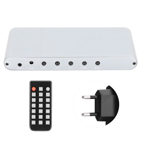 HDMI-skärmsdelare MultiViewer Multimedia Splitter Switcher Spänning G141