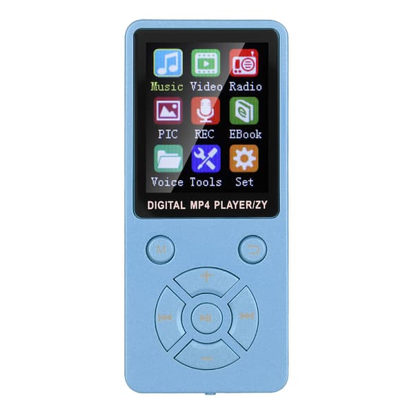 T1 Musik MP3-afspiller Bluetooth-understøttelse 32G hukommelse EightDiagram Tactics-knapper Blå