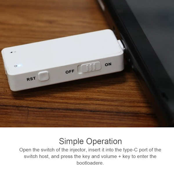 USB bärbar Dongle Payloads Injector Adapter för N-Switch NS RCM JIG Converter