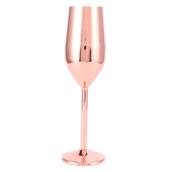 200 ml:n gobletti, ruostumattomasta teräksestä valmistettu samppanjalasi, juomakupit baariin/juhliin/banketteihin/piknikille Copper Plating