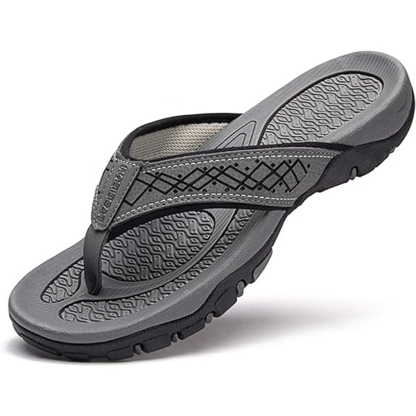 Herr Sport Flip Flops Komfort Casual Thong Sandaler Utomhus Grey 50