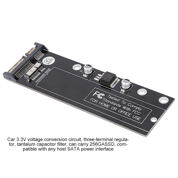 12+6pin to 22Pin SATA -kiintolevyaseman muuntaja-adapterikortti Macbook 2010 2011 SSD PCBA:lle