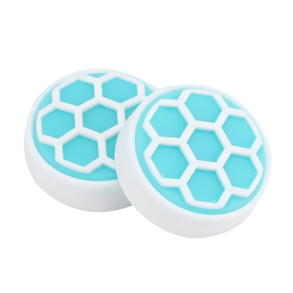 Tumgrepp Set Joystick Cap Silikon Controller Skydd Halkskydd Cap för Switch Lite(Beehive Green)