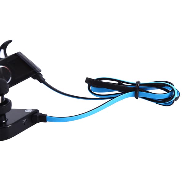 Mini trådløs Bluetooth 4.0 stereo svettebestandig headset øretelefon ørepropp blå