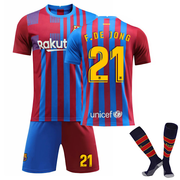 2022 Uusi Fc Barcelona Jalkapallo T-paidat Shortsit Lapset Miesten Paidan Koti Fcb Paidan Setti