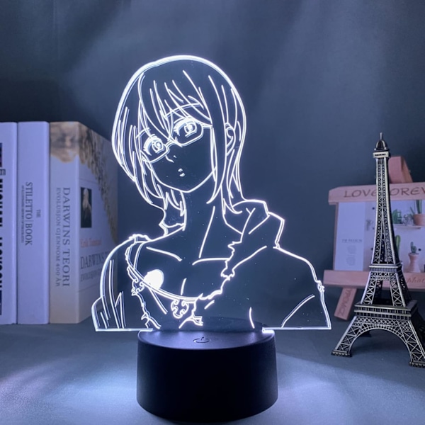 Anime LED-lampe De syv dødssynder Lust Lys for soveromsdekorasjon No Taizai Manga LED nattlys bursdagsgave