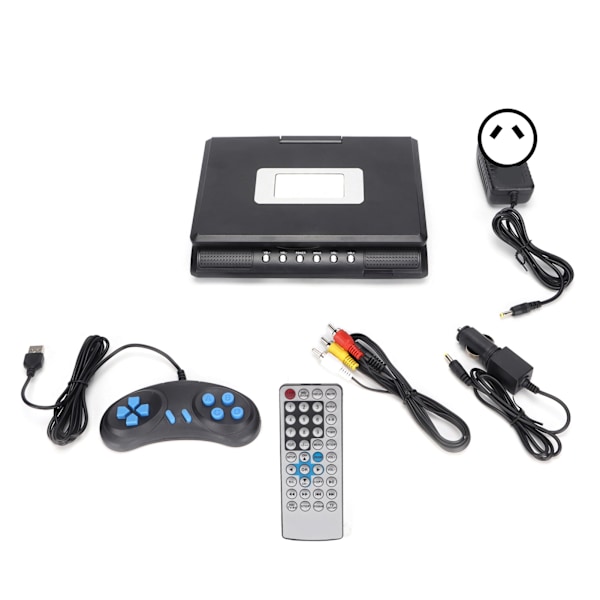 DVD-spelare bärbar HD 270° vridbar mobil DVD-spelare med USB-fjärrkontroll 110‑240VLMD-750 AU-kontakt