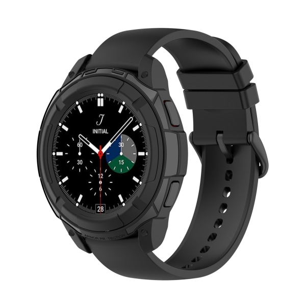 Fodral Kompatibelt med Samsung Galaxy Watch 46mm Fodralram TPU Skyddande Skal med Vridbar Bezel Ring Tillbehör