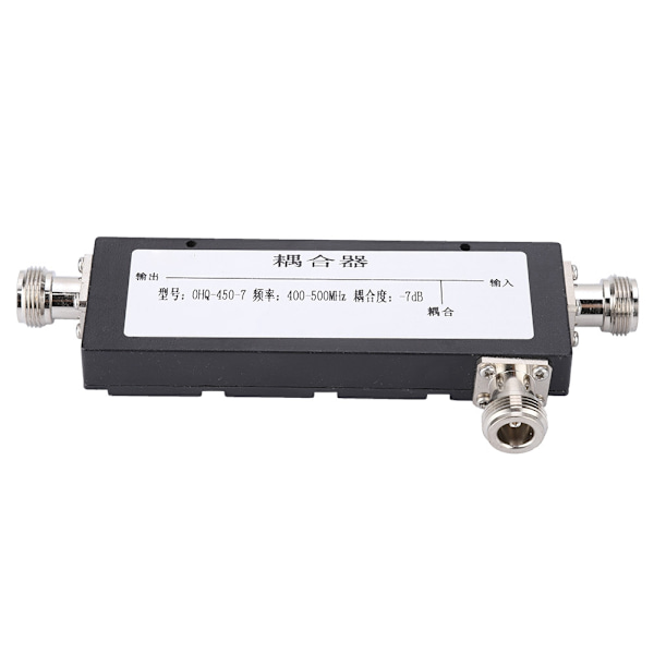 -7dB 400-500Mhz Kobler Signal Power Splitter Frekvens Power Splitter N-F Plugg