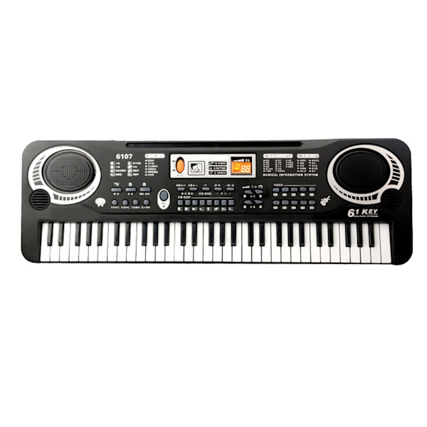 Musik Piano Keyboard 61 Tangenter Utbildning Multifunktionell Elektrisk Digital Piano Keyboard 61 Tangenter