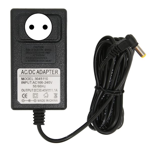 Dammsugarladdare Anti-Interferens Kortslutningsskydd 30.45V/1.1A Strömadapter 100‑240VEU-kontakt