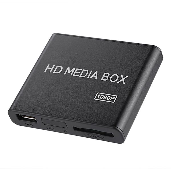 110-240V Full HD Mini Box Media Player 1080P Media Player Box Tukee USB MMC RMVB MP3 AVI MKV