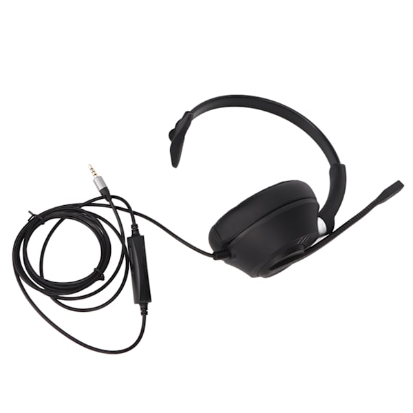 3,5 mm affärsheadset ENC brusreducering volymjustering monoaural telefonheadset med mikrofon för hemmakontor
