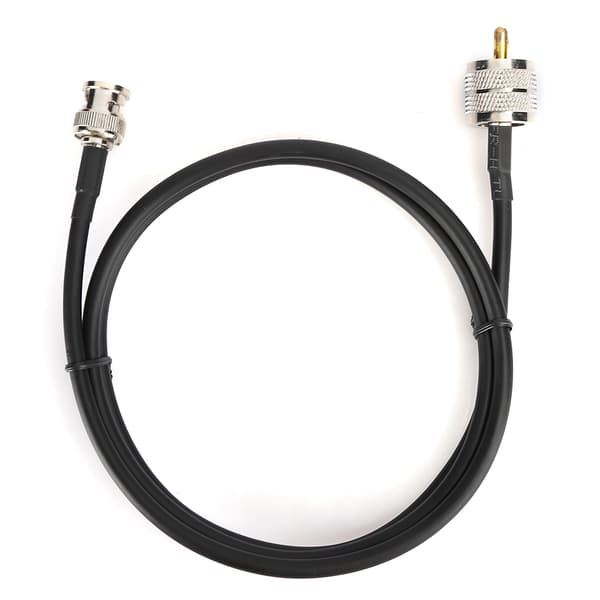 1M UHF hann PL259 til BNC hann testkabel ledning koaksialkabel adapter tilbehør