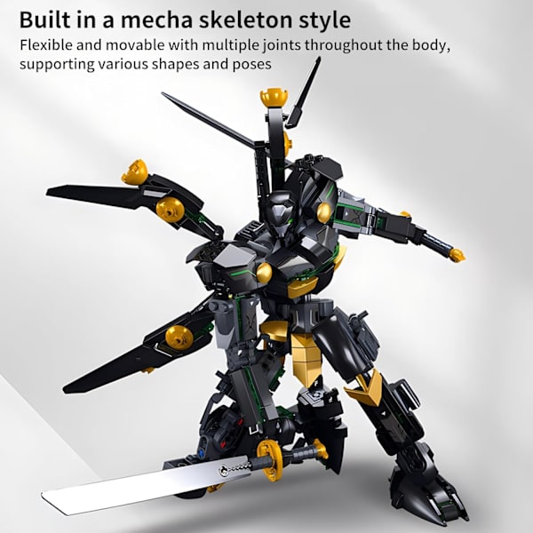 Mech Byggklossar Set Kreativ Robot Vuxen eller Pojke Födelsedagspresent (534 st)