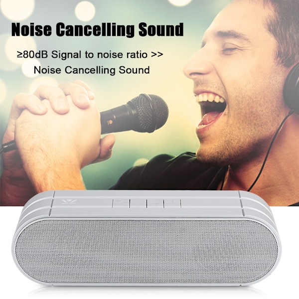 Handsfree-samtal Bärbar Bluetooth-högtalare FM-radio Tung basljud Hi-Fi Bluetooth-högtalare