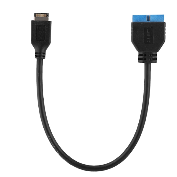 USB 3.1 Type-E plugg til USB 3.0 IDC 20pin plugg datamaskinkort-omformerkabel 27cm