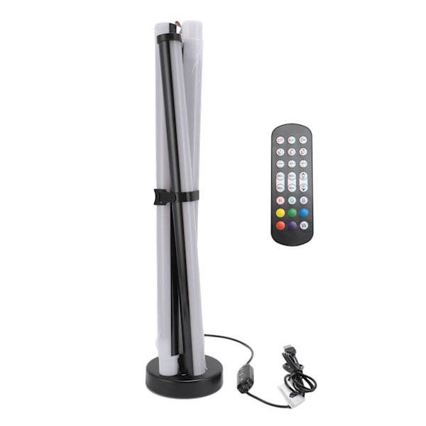 RGB gulvlampe med fargeskiftende LED hjørne gulvlampe musikksynkronisering 1000 dimbare moduser gulvlampe med fjernkontroll for rom bar