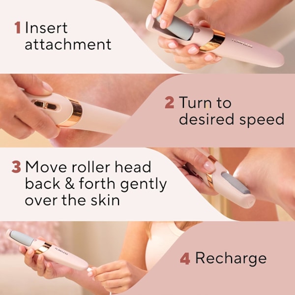 Finishing Touch Flawless Pedi Elektronisk Fil og Hardhudfjerner, Pedikyr - Ny Versjon