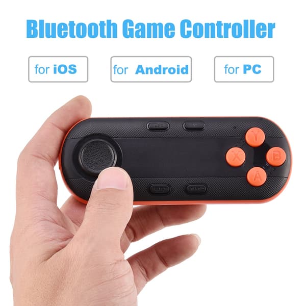 Bärbar trådlös Bluetooth-joystick spel fjärrkontroll för iOS Android PC