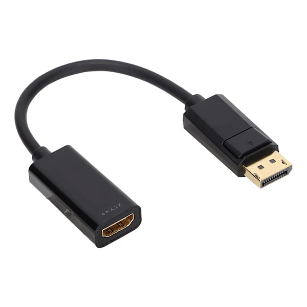 Mindpure Adapterkabel DP till HighDefinition Multimedia Interface 4K Konverterkabel för Dator Laptop Monitor TV