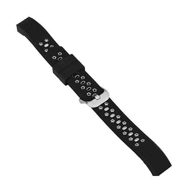 Silikone håndledsrem Smart armbånd udskiftningsrem til Fitbit Alta HR/Fitbit sort og hvid