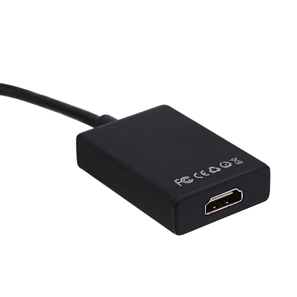 1080P HD VGA till HDMI Audio Video Kabeladapter Konverter med USB-kabel för PC-dator