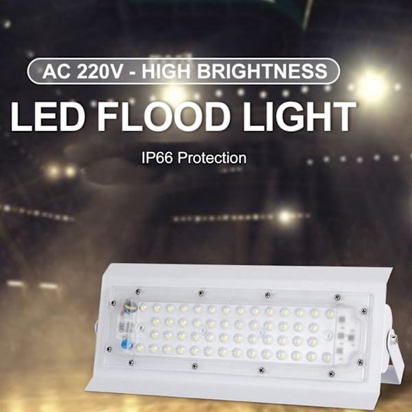 100W LED-valonheitin 5000lm Super Bright IP66 -suojaus Ulkoinen turvallisuus LED-työvalo pihalle AC220V