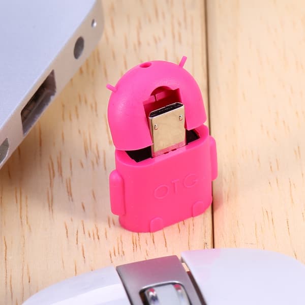 Robotformet Micro USB Host OTG Adapter Kabelkonverter til HTC Samsung S4 S3 S2 Telefon Tablet