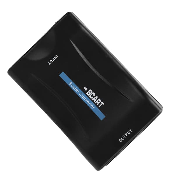 HighDefinition Multimedia Interface til SCART Konverter Mobil MHL Signal  (Sort )
