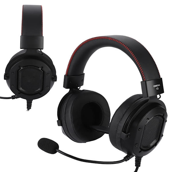 3.5mm USB-stereobasspelikuulokkeet RGB-valolla E-urheilun langalliset kuulokkeet + mikrofoni
