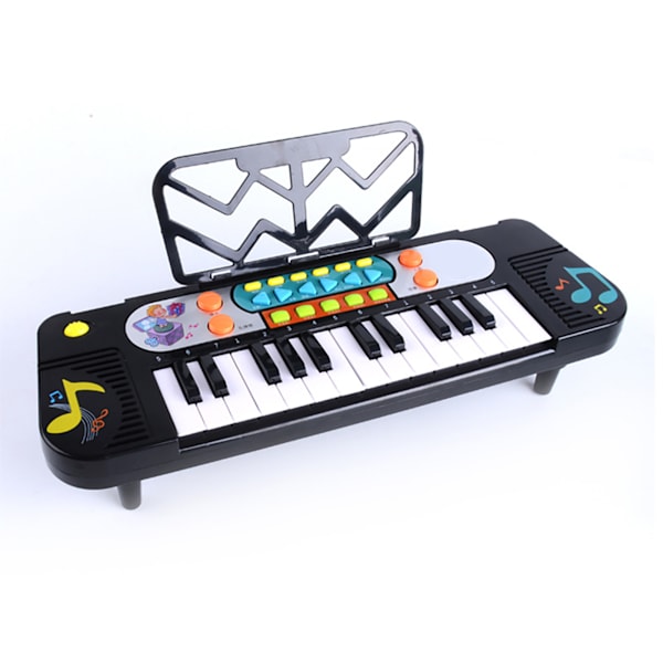 Elektrisk klaver til børn, begynder, elektronisk musik, læringskeyboard, bærbart instrument til tidlig læring with Sheets 25 Keys 11 Modes