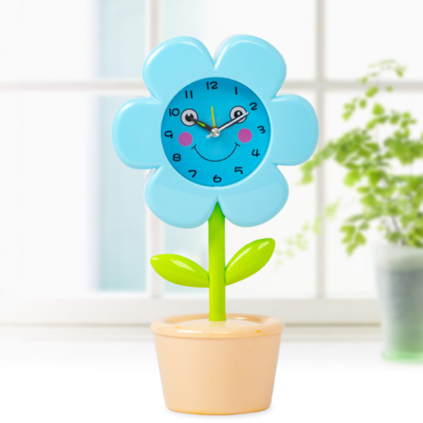 SAYTAY Sovrum Väckarklocka, Blommor Väckarklocka, Student Heminredning Skrivbordsklocka
