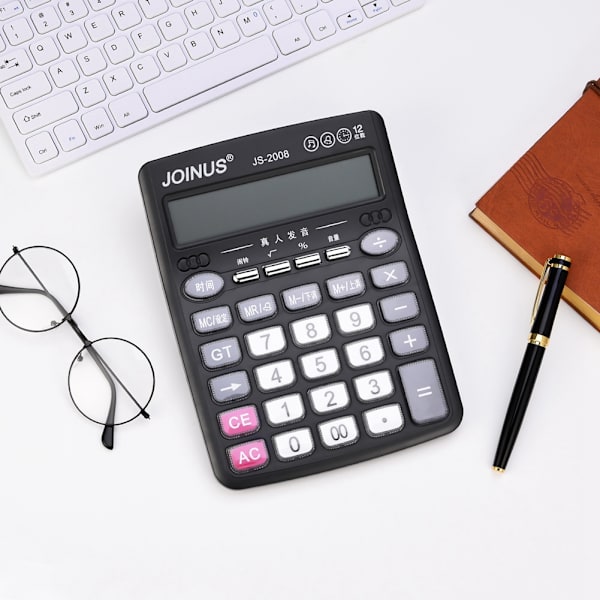 Student Handheld Function Calculator Portable Electronic Calculator School Office