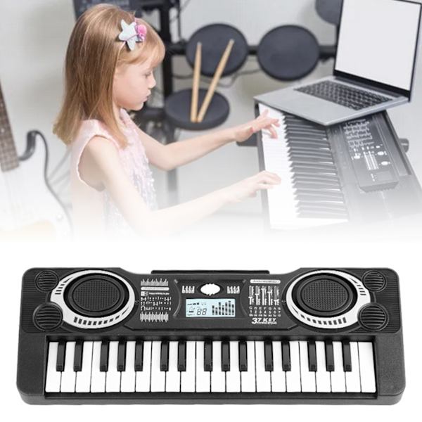 Børne Klaver Keyboard Multifunktionelt Bærbart Elektronisk Klaver Lærings Musik Instrument Legetøj New 37 Keys
