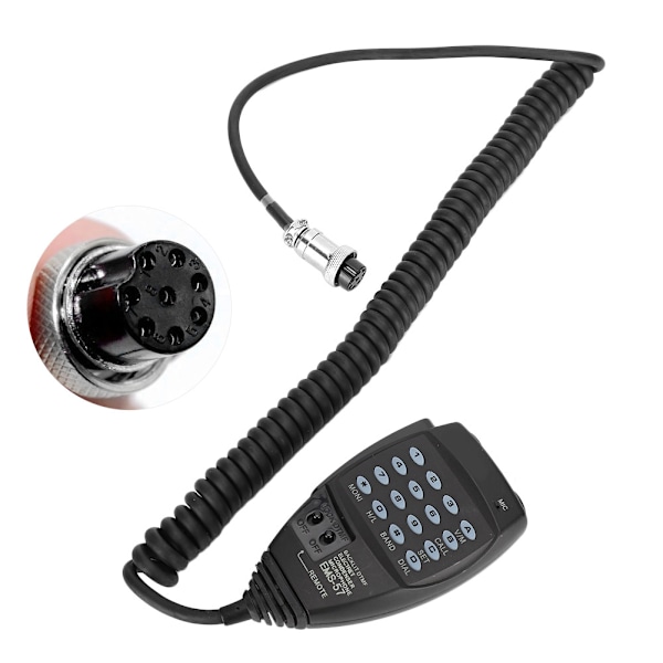 EMS‑57 DTMF 8-stifts handmikrofon för Alinco DR‑135 DR‑635 DR‑435 DR‑235 MIC med tangentbord