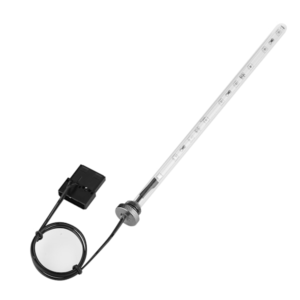 22cm DIY Dator Vattenkylning Tank Ljus Virus Behållare LED Lampa Belysning(Grön)