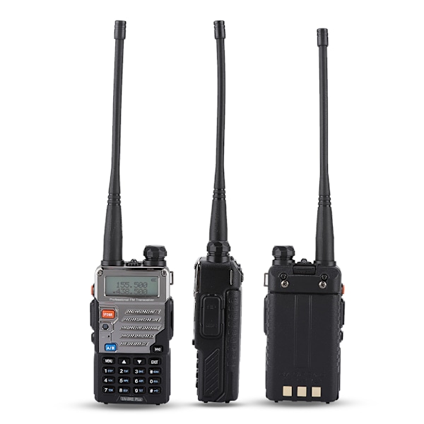 UV 5RE Plus bærbar håndholdt radio dual band 128CH UHF + VHF Walkie Talkie