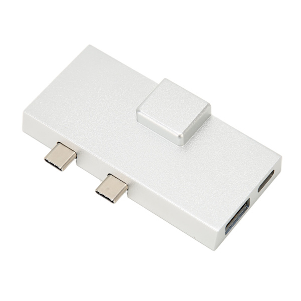 Dual USB C Expansionshubb Professionell 7 Portar Plug and Play 5Gbps Dataöverföring USB C Hubb för Surface Pro 8 9 X