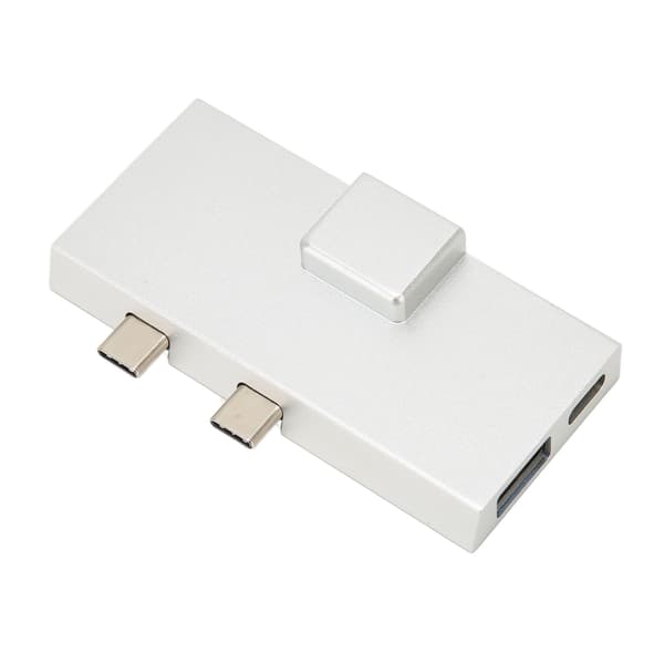 Dual USB C-udvidelseshub Professionel 7 porte Plug and Play 5 Gbps dataoverførsel USB C-hub til Surface Pro 8 9 X