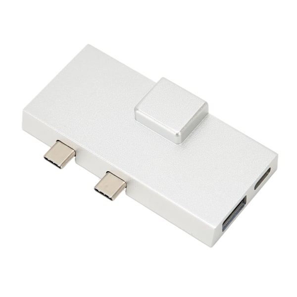 Dual USB C-utvidelseshub - Profesjonell 7-porters Plug and Play 5 Gbps dataoverføring USB C-hub for Surface Pro 8 9 X