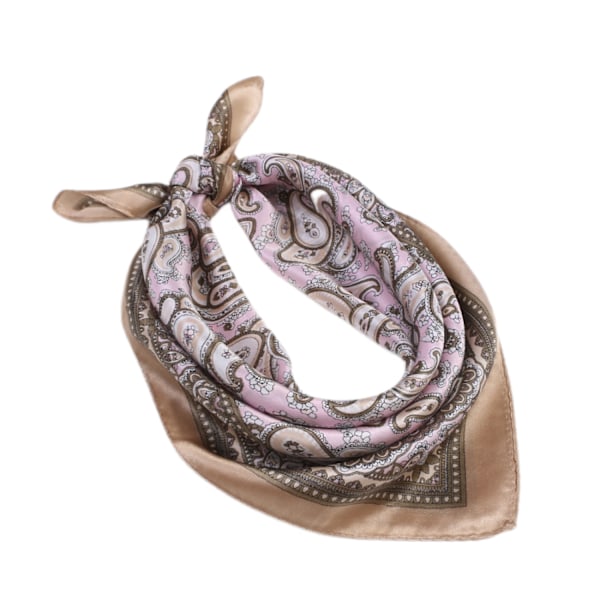 AVEKI Silkeskänsla Huvudduk Fashion Satin Hårduk Fyrkantiga Scarves för Kvinnor Gåvor 20,8×20,8 tum, SR32