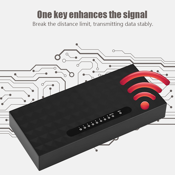 Mini 8-porttinen SPOE 10/100Mbps Ethernet-verkkokytkimen DC 15V 6A 90W AP langaton