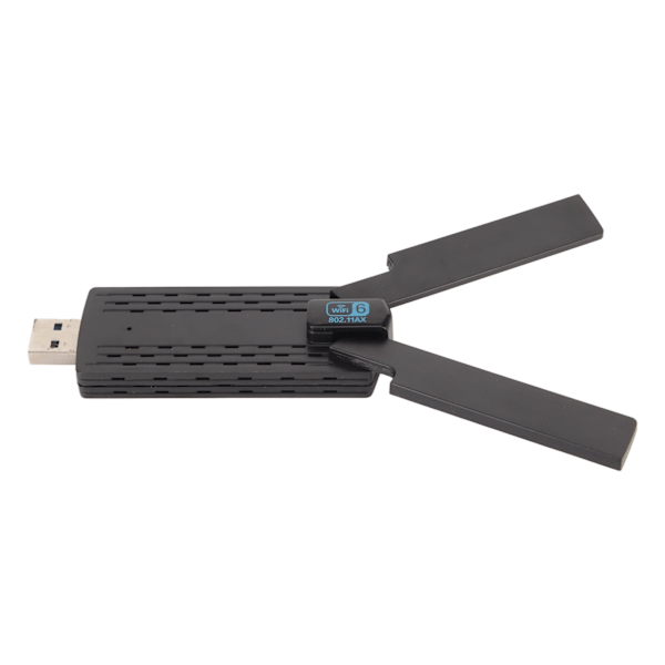 Trådløs USB WiFi-adapter Dual Band 2.4GHz 5GHz PC Wifi-adapter med Dual 5dBi 180 graders roterbar antenne for stasjonær PC