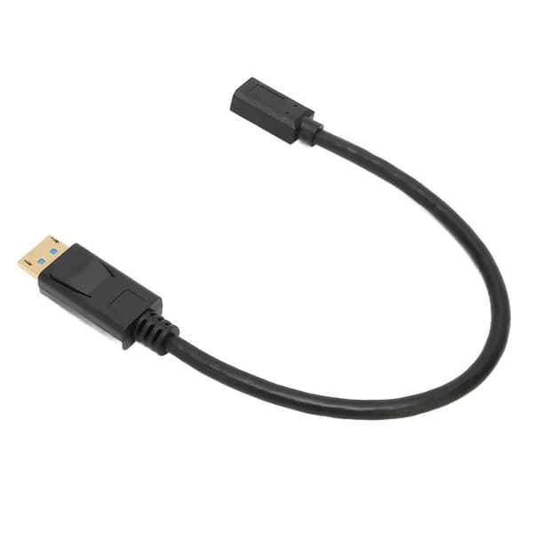 DP han til Mini DP hun kabel 8K 60Hz 4K 144Hz 32.4Gbps 30cm længde Displayport kabel 1.4 til computer