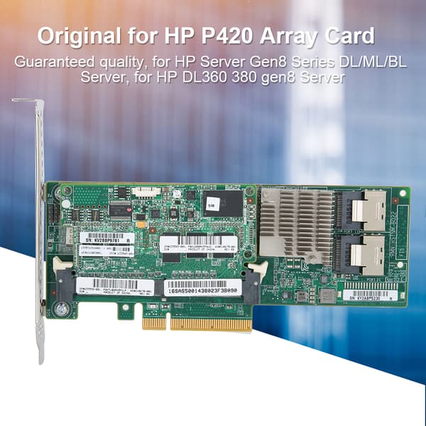 For HP Gen8 Series DL/ML/BL Server P420 FBWC 6Gb Dual Port for SAS Controller Card Array Card2GB