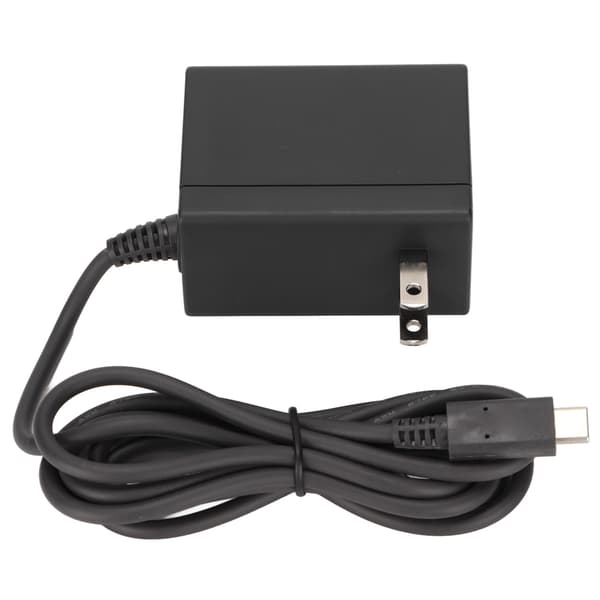 Bærbar hurtiglader for Switch-strømadapter, AC-adapter for Switch 100-240V US-plugg