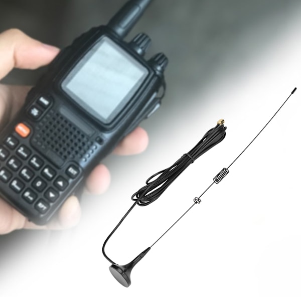 UT-106UV SMA-hane bilmagnetantenn för Yaesu VX 2R VX 3R VX 6R WalkieTalkie