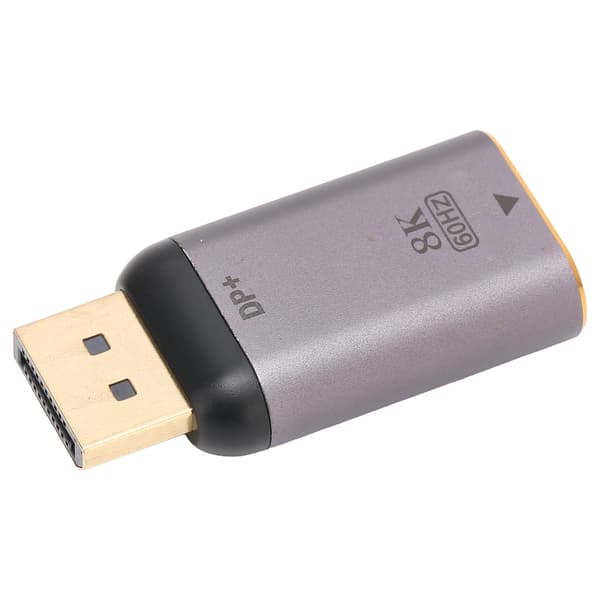 HD Multimedia Interface-adapter 8K ved 60Hz HD-video HD Multimedia Interface-konverter for arbeid HD Multimedia Interface-hunn til DP-hann 8K-adapter
